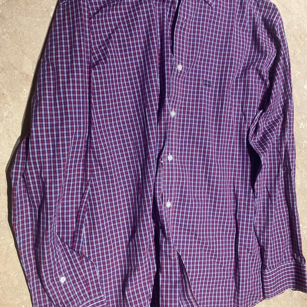 Men's Purple Checkered Shirt